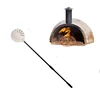 Wood Fire Pizza Oven Accessories 9" Round Stainless Steel Perforated Pizza Peel/Pizza Oven Set