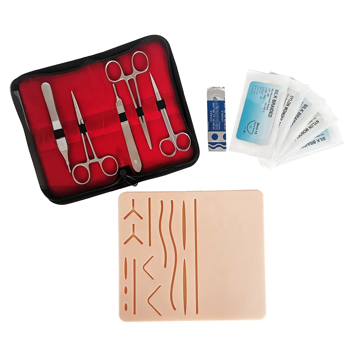 Free Shipping Surgical Training Suture Kit Medical Suture Practice Kit With Surgical Suture Tools For Medical Course Use Buy Surgical Suture Kit Suture Practice Kit Suture Training Kit Product On Alibaba Com