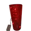 8L Red LED Decorative Art Glass Glass