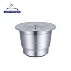 Nespresso Reusable Refillable Coffee Pod Filters Stainless Steel Capsule Cafe Espresso