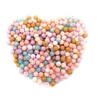 BPA Free Food Grade For Baby Chewing Silicone Rubber Teething Beads