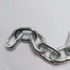Smooth 5mm DIN5685A Galvanized Link Chain Short Metal Chain
