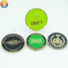 Zinc Alloy Coins Us Wholesale Hot Selling Newest Custom Painting Logo Zinc Alloy Maker Double Side Coin