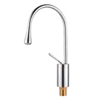 Style Spout New European Style Simplicity Single Handle Water Drop Spout Black Brass Hot Cold Bathroom Basin Faucet