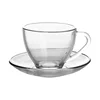 8oz clear turkish tea glass and saucer,glass cup set,glass coffee cup TZ-GB09D5108