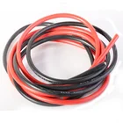 High Temperature Heat Resistant 8AWG super Soft Silicone RED Black Wire Cable
