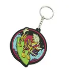 Custom Logo Projector Metal Rubber Cute Embroidery Plush Toy Keychain