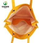 Orange Small Shopping Bags Eco Blank Small Orange Tote Plastic Bag Shopping Custom Pvc Bag