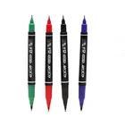 Gxin G-107 Blister card Black Blue Red Waterproof permanent marker pen set With Clip