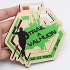 Custom Engraving Wooden Medal, Design Medals Made Of Wood