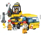 xinh CAYI 4 in 1 DIY building construction toy engineering car toy building block toys kid LEGOING