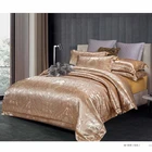 100% Poly brocade jacquard Bed Sheet Fabric Poly Cheap bedding fabric from chinese Manufacturer