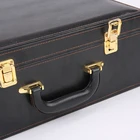 Free sample new design bottles luxury PU wine box free custom packaging leather gift box
