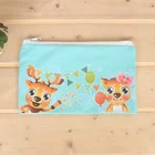 Custom canvas zip pocket/zip storage bag/ gift bags canvas pouch