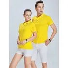 Newest Fashion Low Price Wholesale Polo Shirt For Women And Men Solid Color Lapel Polo T Shirt