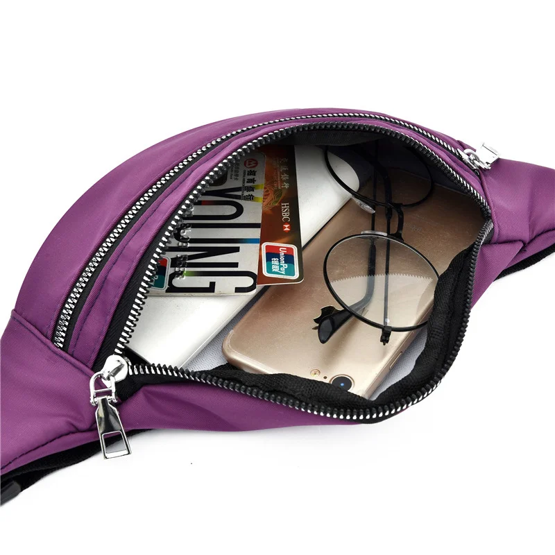 product-GF bags-Women Waist Bag Men Fanny Pack Female Banana Bag Hip Bum Money Pouch Ladies Fashion -1