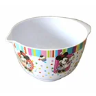 Cheap Muti Color Cartoon Printed Deep Bottom Plastic Melamine Salad Bowl Mixing Bowls