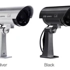 dummy camera cctv security outdoor water proof dummy security camera false dummy camera set solar