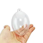 Decoration Egg Decorate Eggs Decoration Filled Openable Ornament Chocolate Transparent Clear Plastic Easter Egg