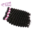 Cuticle aligned 10a Indian virgin hair deep wave , private label hair extensions , 100% pure human hair deep wave 30inch