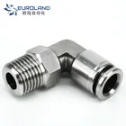 Stainless Steel 90 Degree Fittings Pneumatic NPT with Factory Price