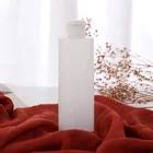 120 ml Empty Clear Cosmetics Squeezable Plastic Bottles with Screw Cap for Hair Conditioner Shampoo Soap Mask Oils