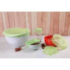 Lids 2020 New Arrival Kitchen Ware Elastic 6 Packs Silicone Round Shape Stretch Lids For Cooking Utensil