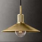 Factory price umbrella art originality metal black iron dining room ceiling pendant lights lampshade