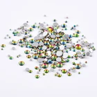 Mix Size SS6-SS20 Nail Art Rhinestone Crystal Glass Flatback Rhinestones DIY Beauty Accessories Decoration 400pcs/Bag