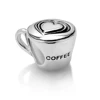 925 sterling silver coffee cup european beads for bracelet making