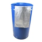 2 Spout 2 Inch Starasept Spout Alufoil Super High Barrier 220liter Aseptic Drum Bag For Tropical Fruit Juice