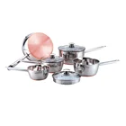 High Quality Stainless Steel Cookware Set Latest Kitchen Accessories Frypan Set for Home