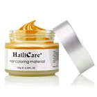 wholesale OEM Hot Sale Temporary Dye Cream Yellow Hair Color Wax With Natual Material