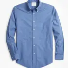 Logo Custom Long Sleeve Buttons Cotton Fabric Work Dress Business Casual Slim Fit Men Dress Shirts