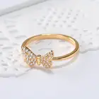 Rinntin SR59 ファッションジュエリー女性 2020 本物の 925 スターリングシルバー繊細な女性蝶リング