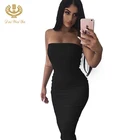 Off Shoulder Strapless Sexy Women Dress Bodycon Dress Casual Summer Party Dress Women