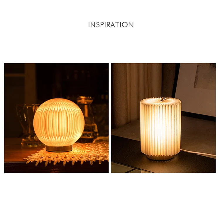 Paper Honeycomb Decoration 3d Foldable Multicolor Changing Led Lamp Night Light