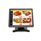 point of sale machine 17 inch pos Water-proof Double Touch Screen Windows all in one monitor pc