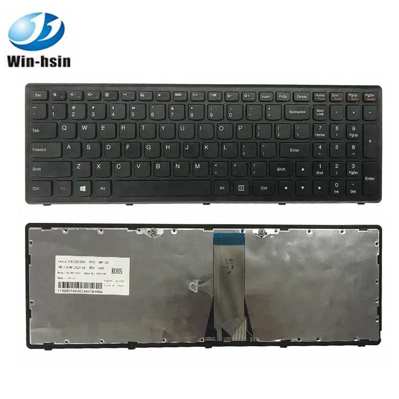 Us Black With Frame For Lenovo G Z B B Laptop Keyboard