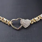 Gold Jewelry New Arriving Big 18k Gold Xoxo Wedding African Jewelry Sets Heart For Women