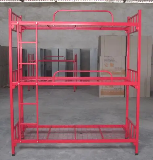 Luoyang ANSHUN завод Металл 3 уровня двухъярусная кровать три уровня тройной кровати цена