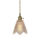 glass ball flower shadow pendant lights wedding decoration lamp living room lighting pendant light Nordic glass water wave light