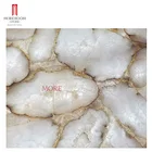 Translucent agate white onyx marble stone onyx slab