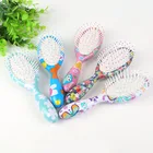Custom Pattern Water Transfer Printing Air Cushion Anti Static Massage Kids Hair Comb Brush