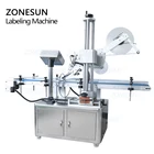 ZONESUN Flat Plastic Bag Sticker Automatic Sticker Labeling Printing Machines Labeler Price