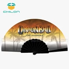 High quality plastic hand fan with custom design fan portable
