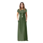 maxi dresses women short sleeves maxi dress woman summer CASUAL DRESS LONG