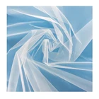 240 Colors Stock 100% Nylon Illusion Fabric Tulle Mesh for Evening Gown