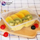 Plastic Disposable Lunch Box For Fruit Eco Friendly 650ml PP Clear Boxes Fast Food