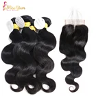 Clearance sale 40% OFF 100% Virgin Cheap Brazilian Hair Weaving Natural Color Body Wave Hair